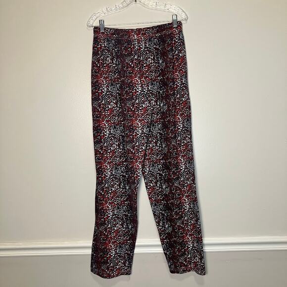 BUFFALO BILLS Snake Print Parachute MC Hammer Pants Size XL Blue Red White - Picture 2 of 9